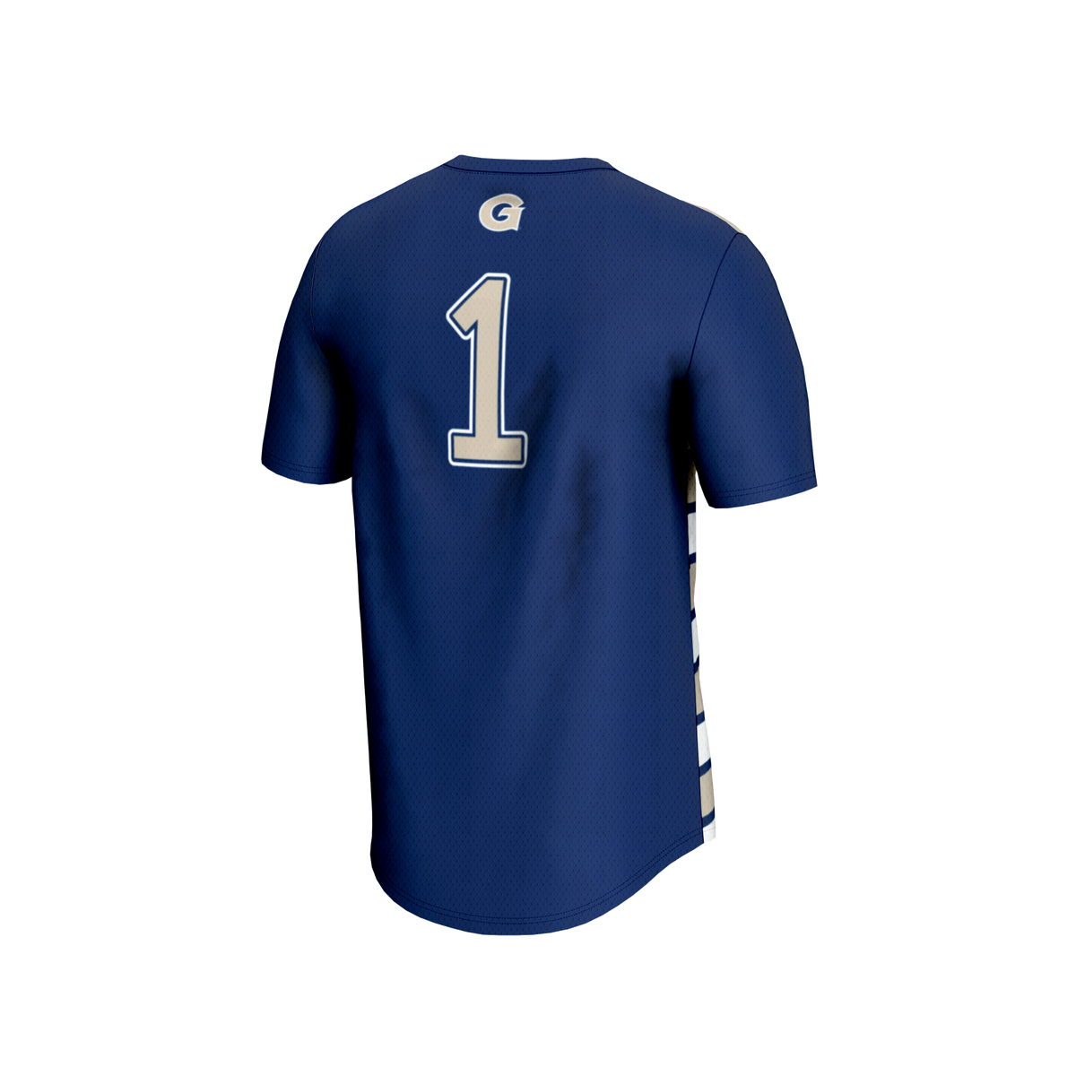 #1 Georgetown Hoyas GameDay Greats Lightweight Soccer Fashion Jersey - Navy