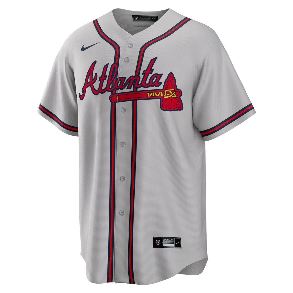 Atlanta Braves Ronald Acuna Jr. Gray Road Replica Player Name Jersey