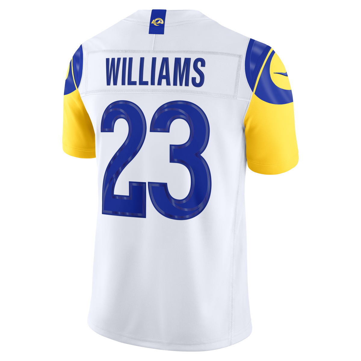 Los Angeles Rams Kyren Williams White Vapor F.U.S.E. Stitched Limited Jersey