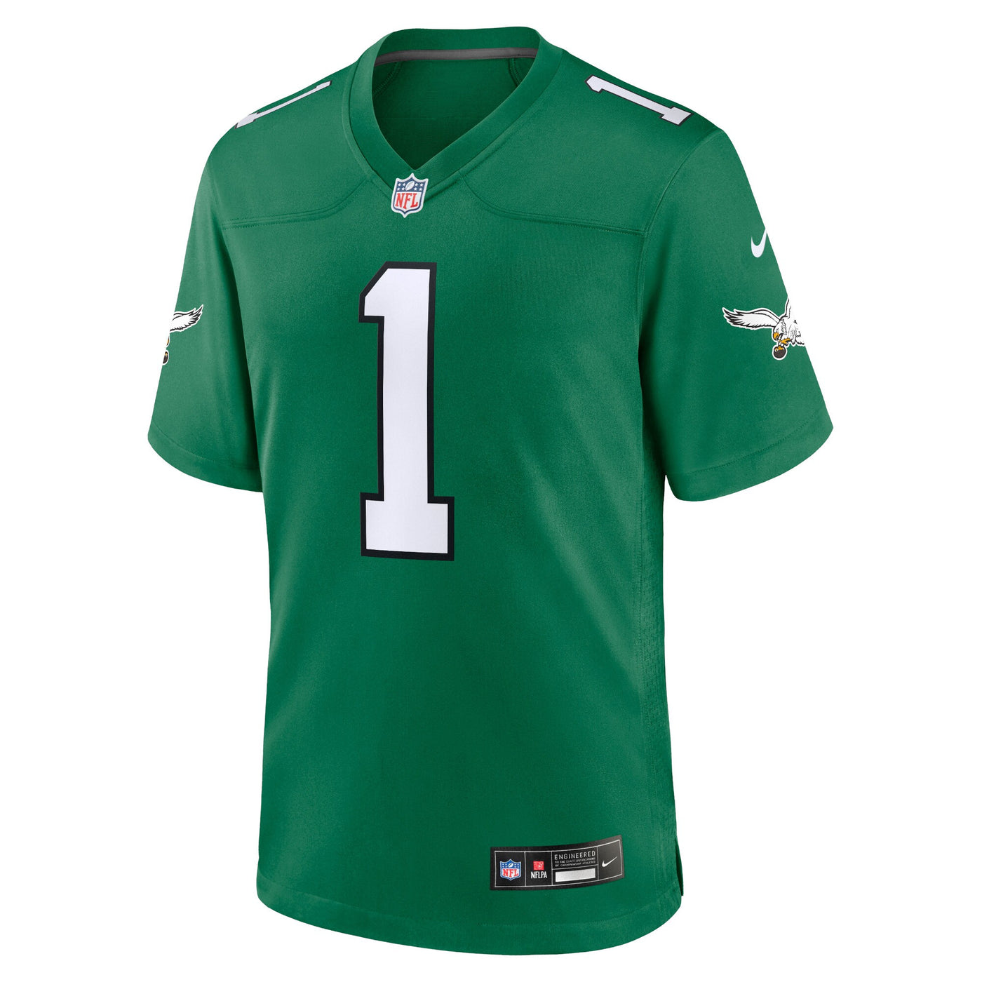 Philadelphia Eagles Jalen Hurts Nike Kelly Green Alternate Game Player Jersey