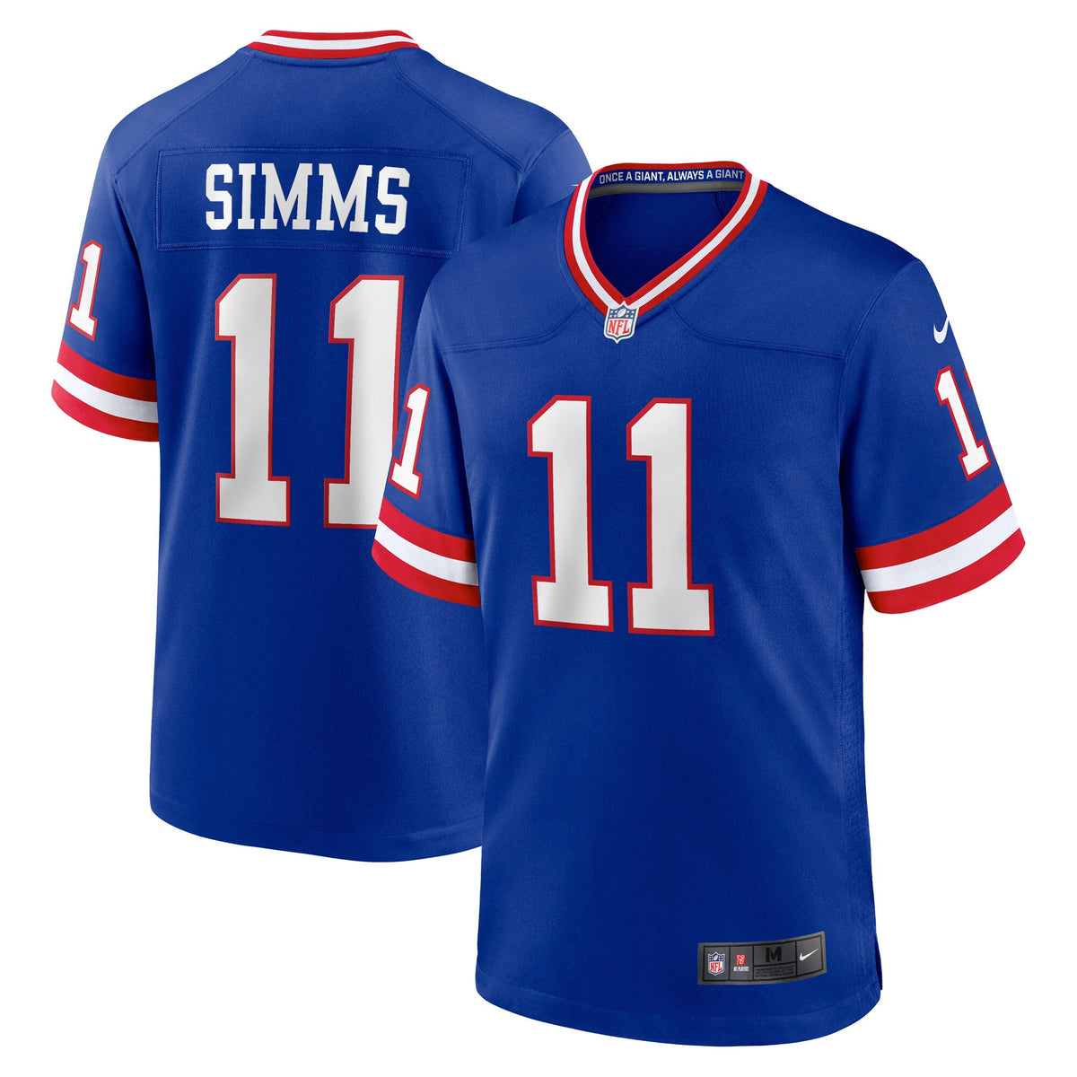 New York Giants Phil Simms Royal Retired Player Alternate Game Jersey
