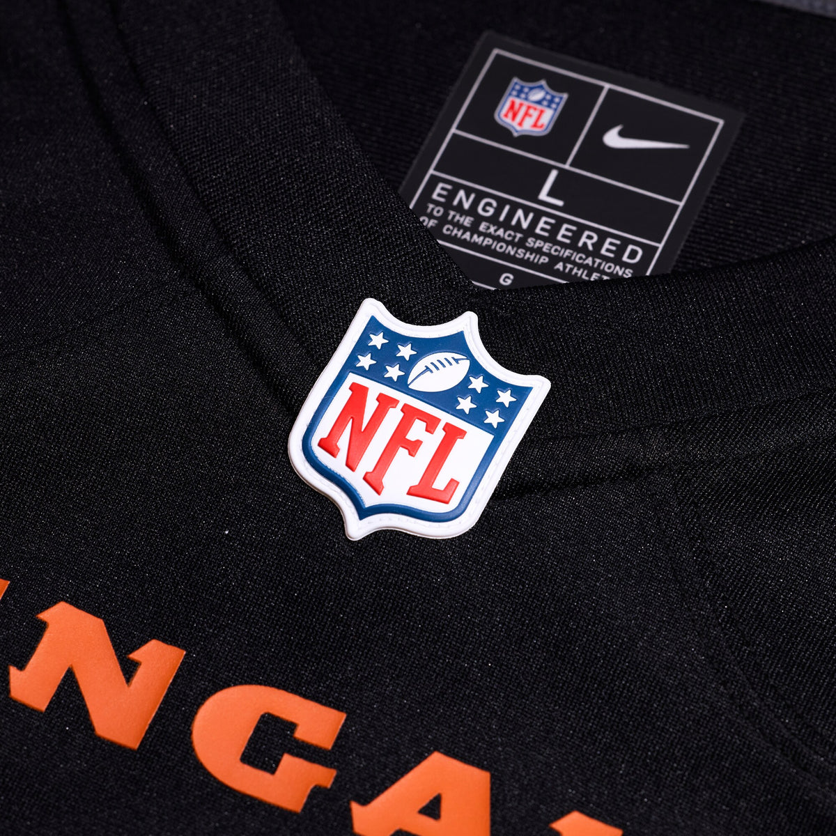 Cincinnati Bengals Lemar Parrish Black Team Retired Game Jersey