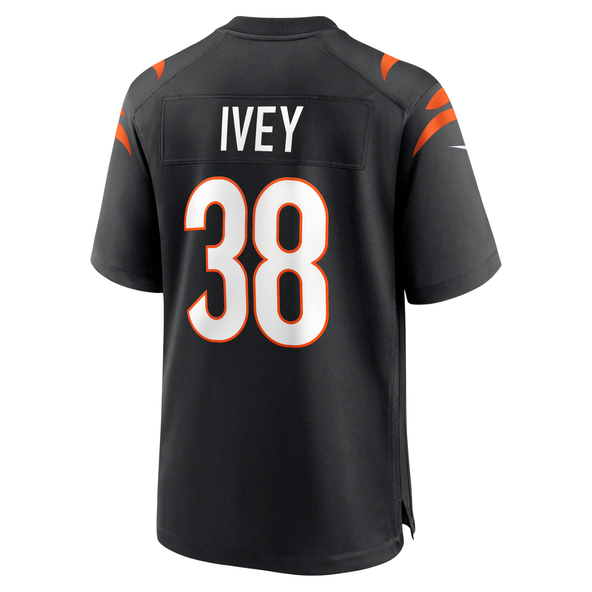 Cincinnati Bengals DJ Ivey Black Team Game Jersey