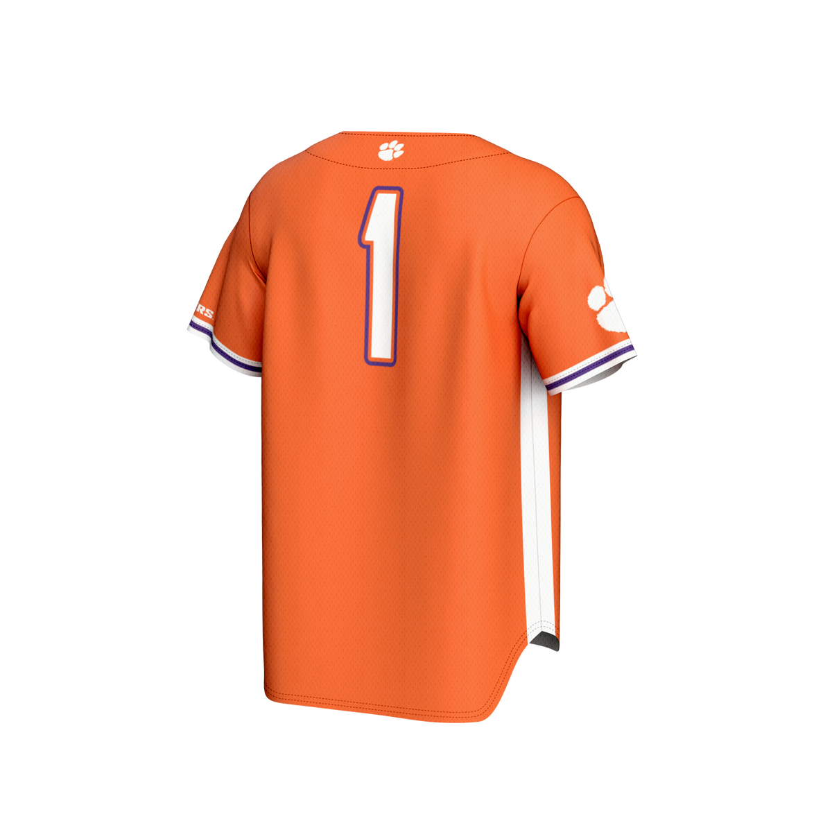 #1 Clemson Tigers GameDay Greats Lightweight Baseball Fashion Jersey - Orange