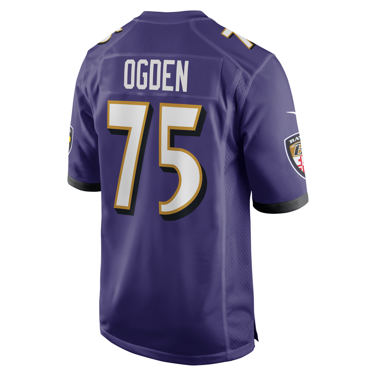 Baltimore Ravens Jonathan Ogden Purple Game Retired Player Jersey