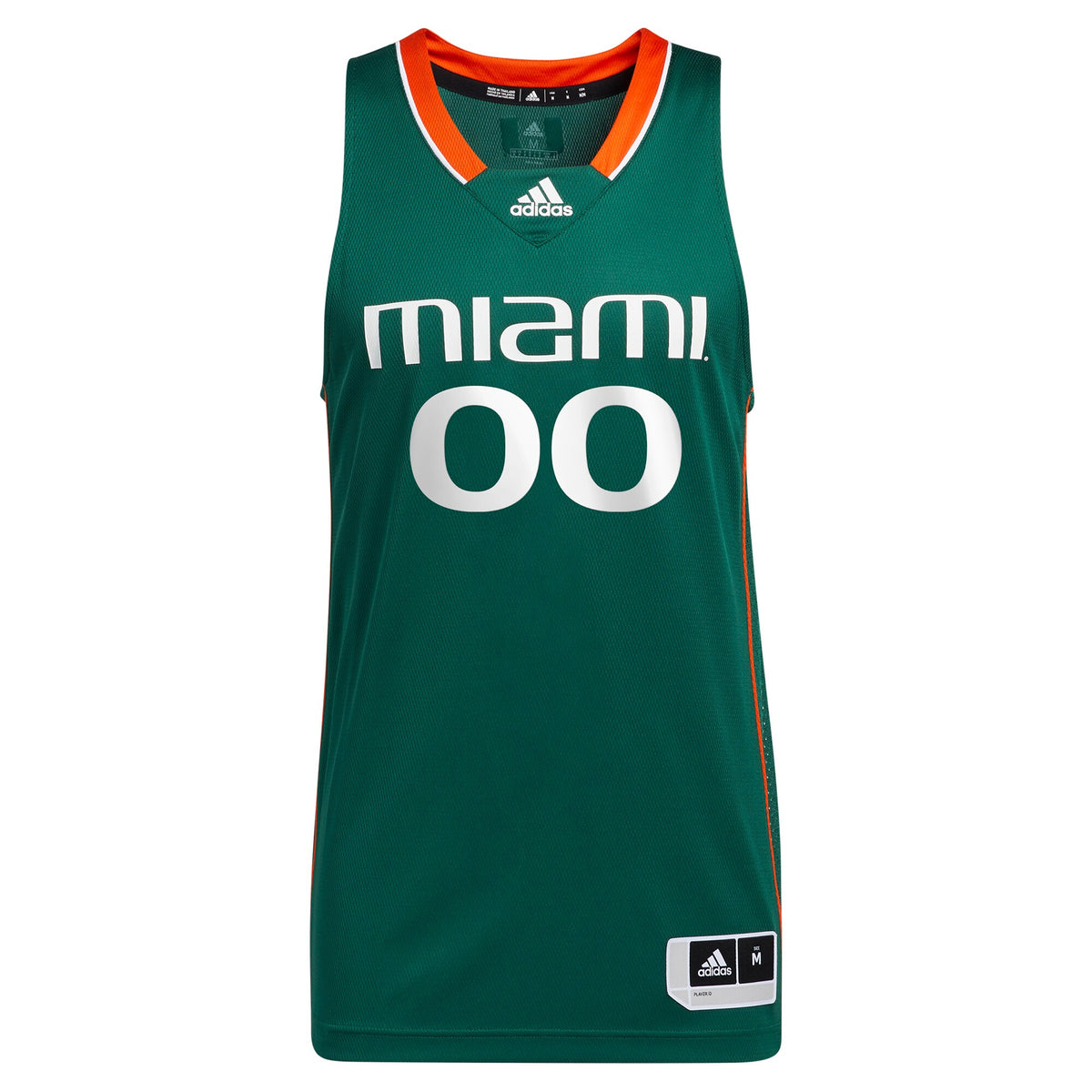 Miami Hurricanes Pick-A-Player NIL Basketball Jersey - Green
