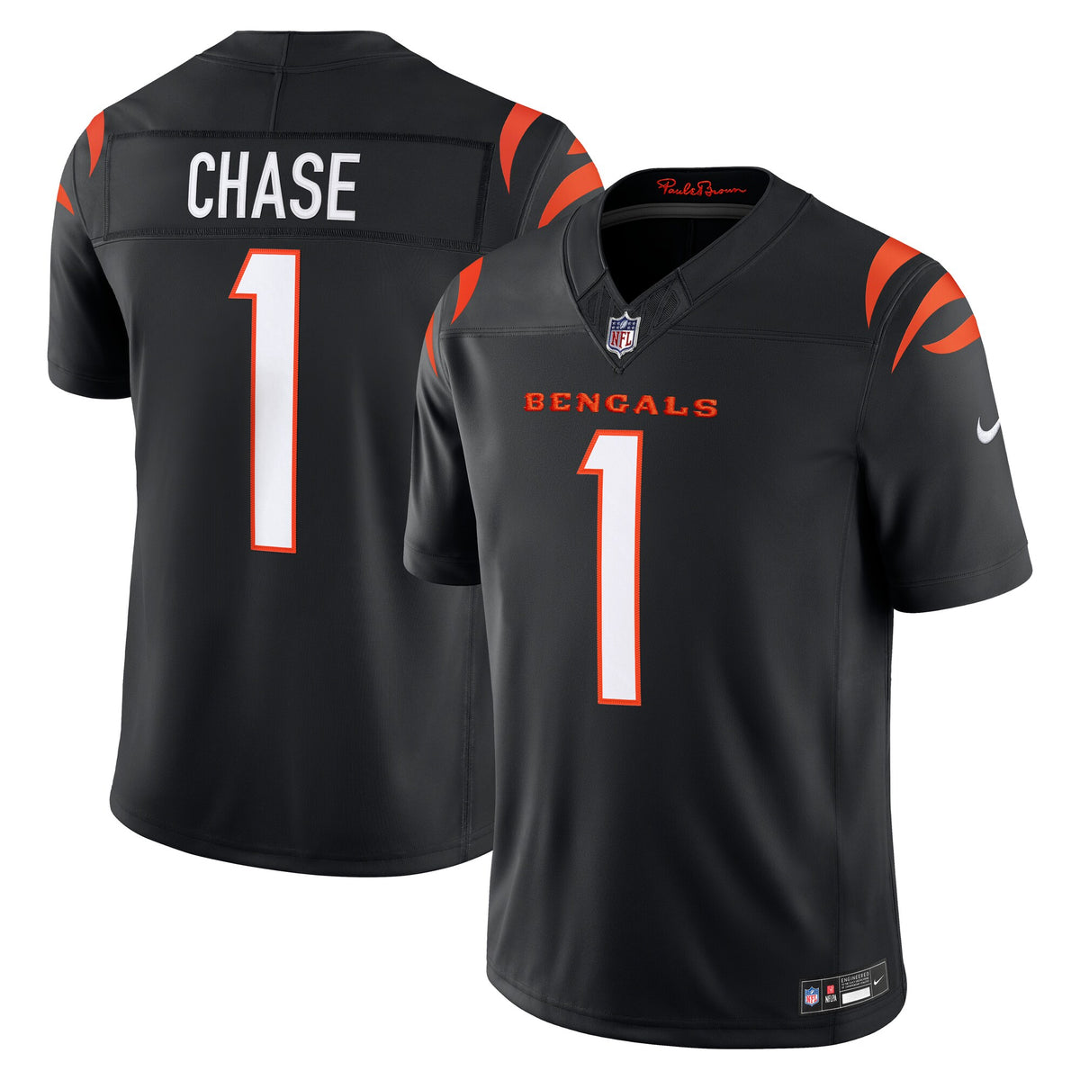 Cincinnati Bengals Ja'Marr Chase Black Team Vapor F.U.S.E. Stitched Limited Jersey