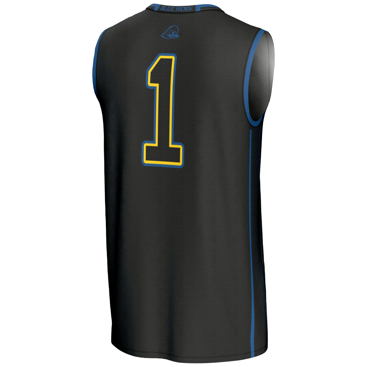 #1 Delaware Fightin' Blue Hens GameDay Greats Lightweight Basketball Jersey - Black