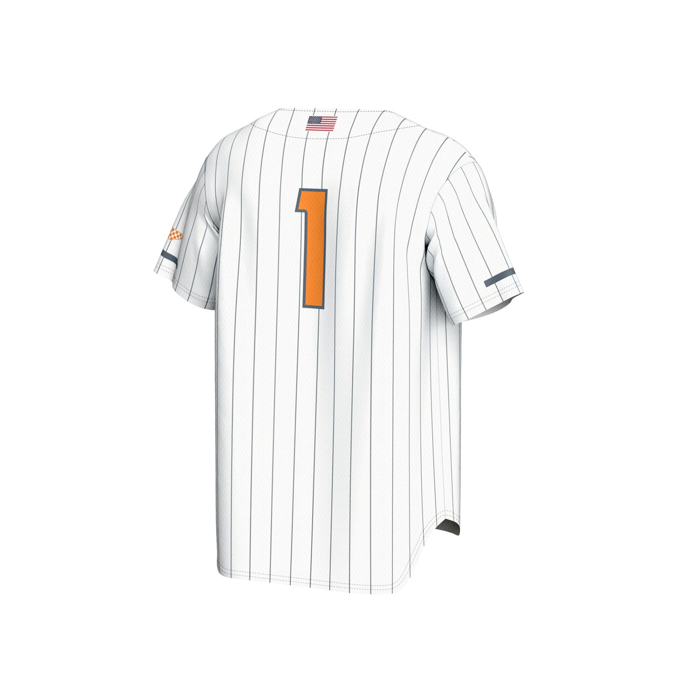 GameDay Greats #1 White Tennessee Volunteers Lightweight Baseball Fashion Jersey
