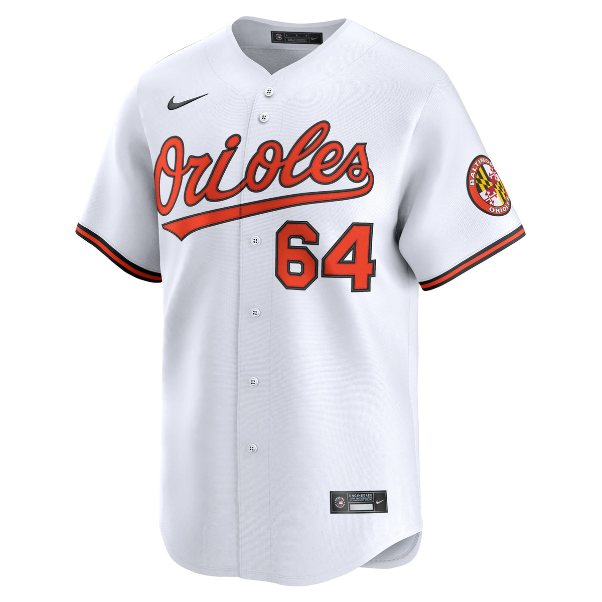 Baltimore Orioles Dean Kremer White Home Limited Player Jersey