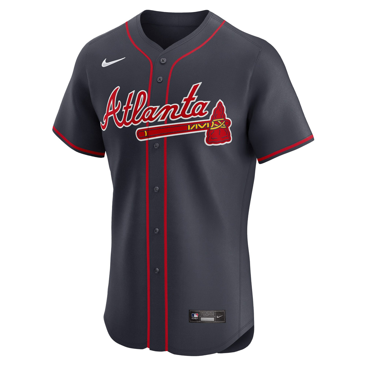 Atlanta Braves Navy Alternate Elite Jersey