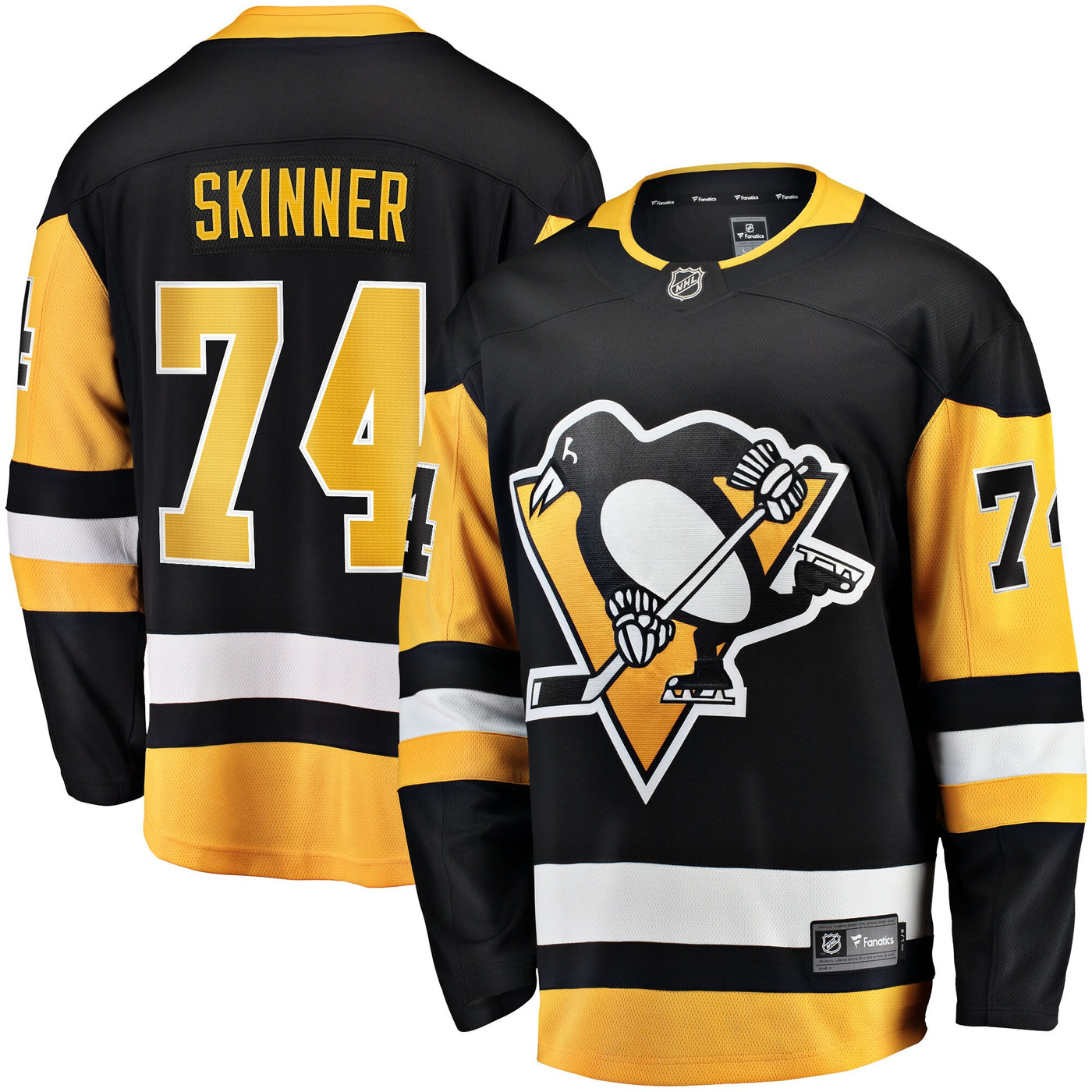 Pittsburgh Penguins Stuart Skinner Fanatics Black Home Breakaway Jersey