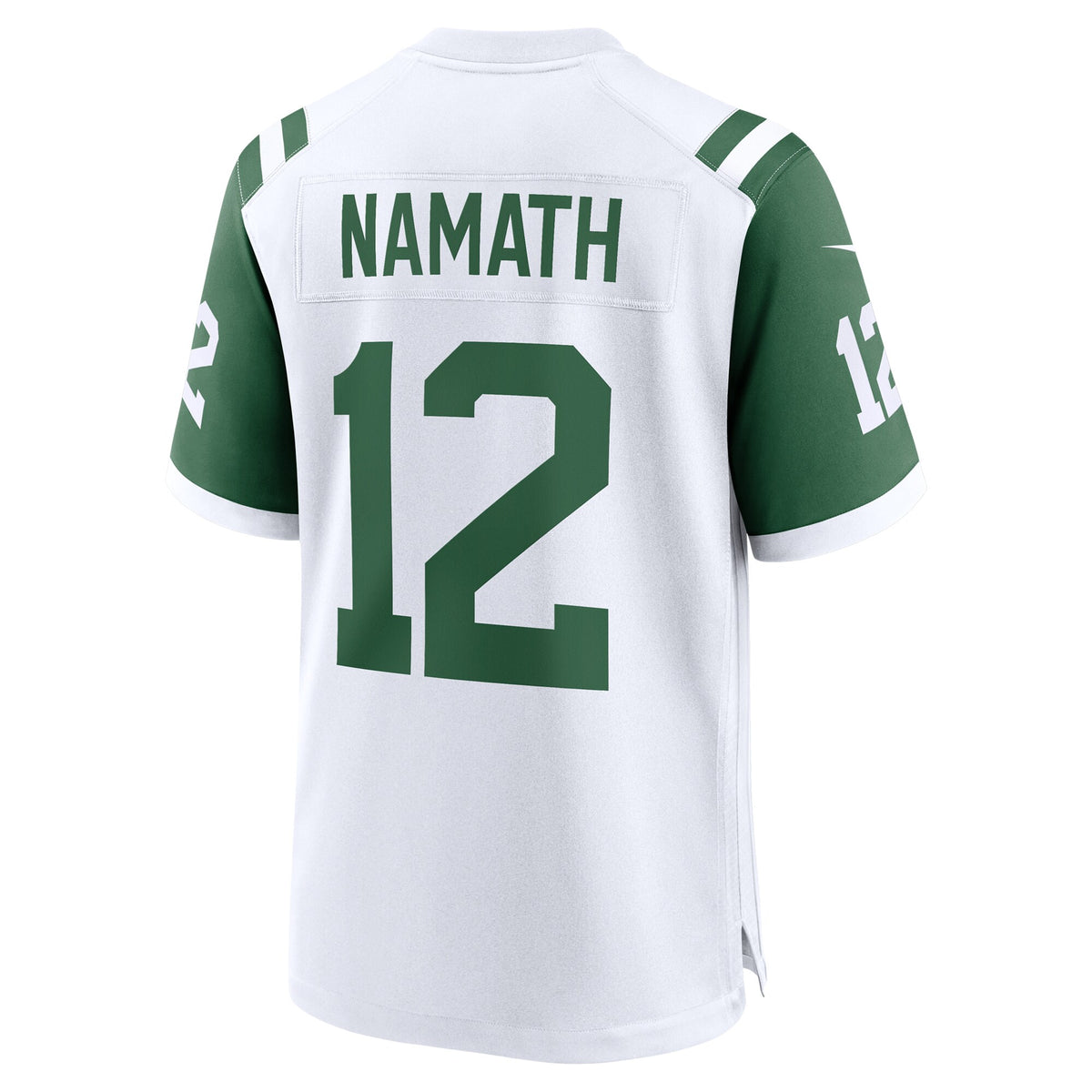 New York Jets Joe Namath White Classic Alternate Retired Player Game Jersey