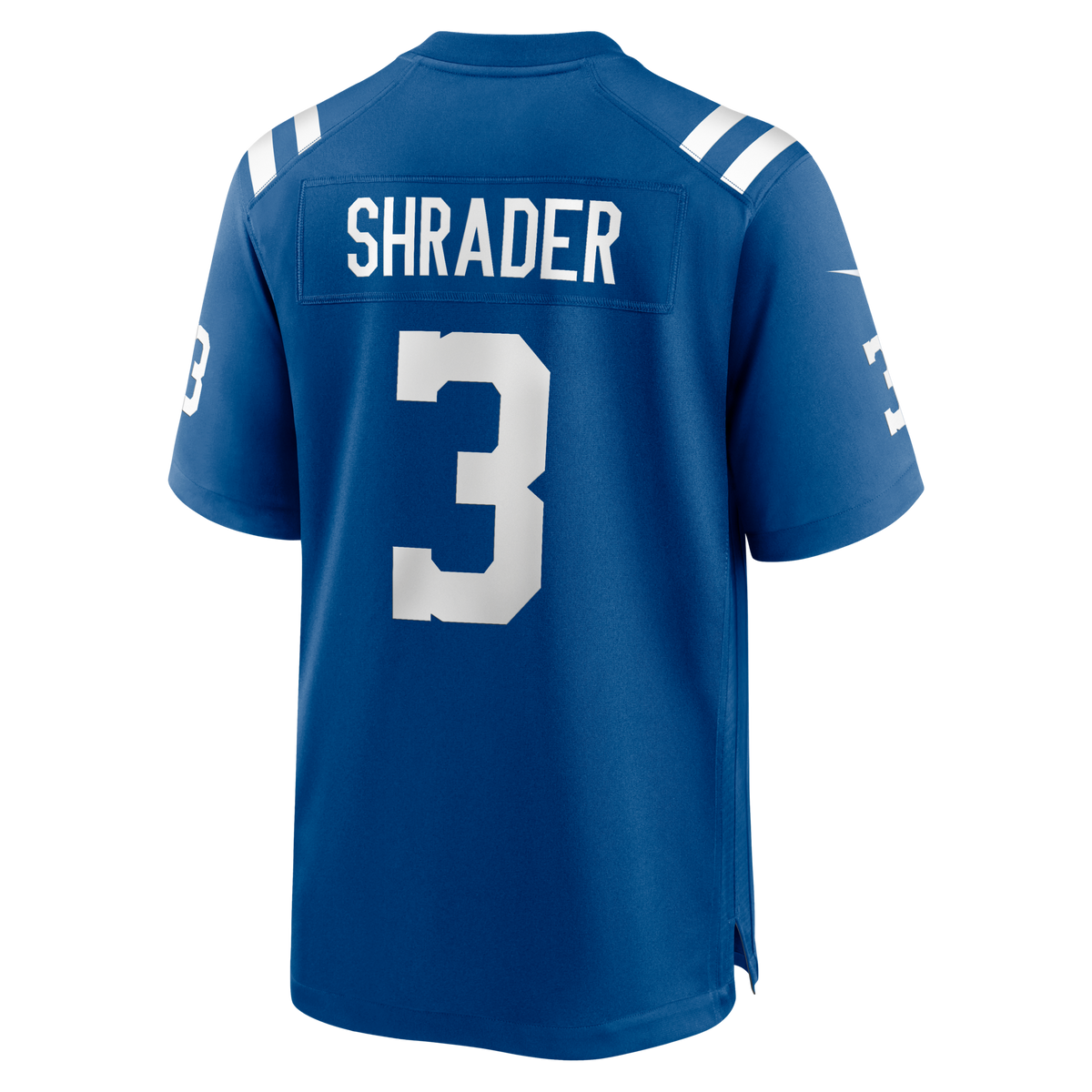 Indianapolis Colts Spencer Shrader Royal Team Game Jersey