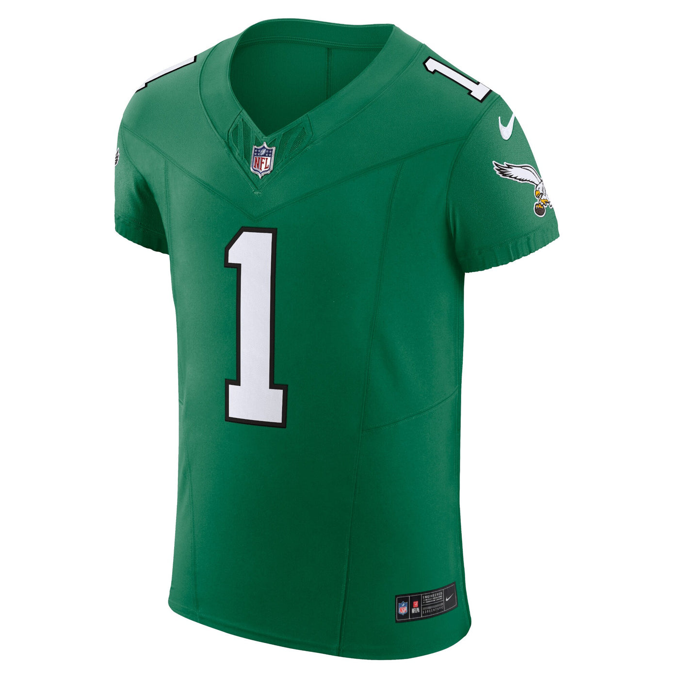 Philadelphia Eagles Jalen Hurts Nike Kelly Green Alternate Vapor F.U.S.E. Elite Jersey