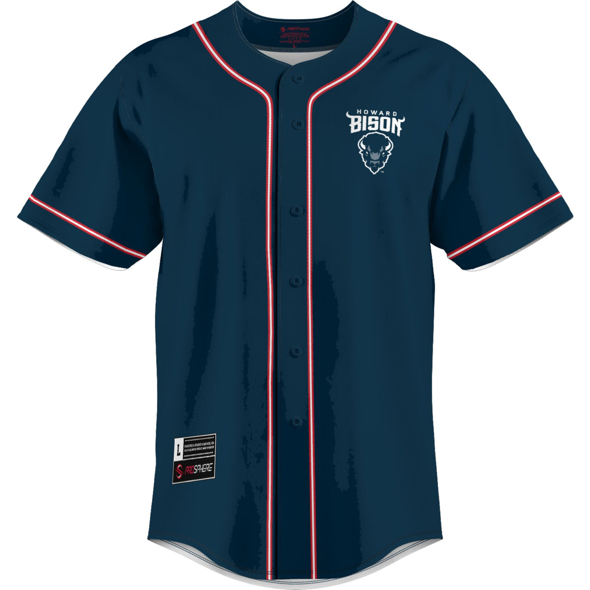 Howard Bison GameDay Greats Lightweight Baseball Jersey - Blue