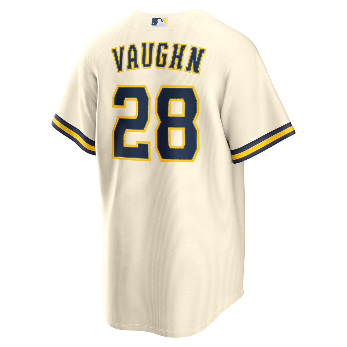 Milwaukee Brewers Andrew Vaughn Cream Home Replica Jersey