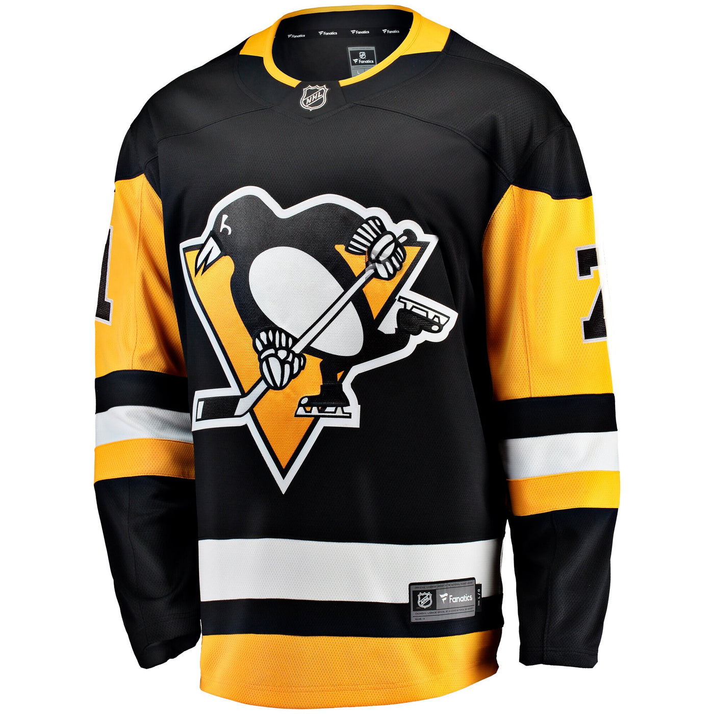 Pittsburgh Penguins Evgeni Malkin Fanatics Black Home Breakaway Jersey