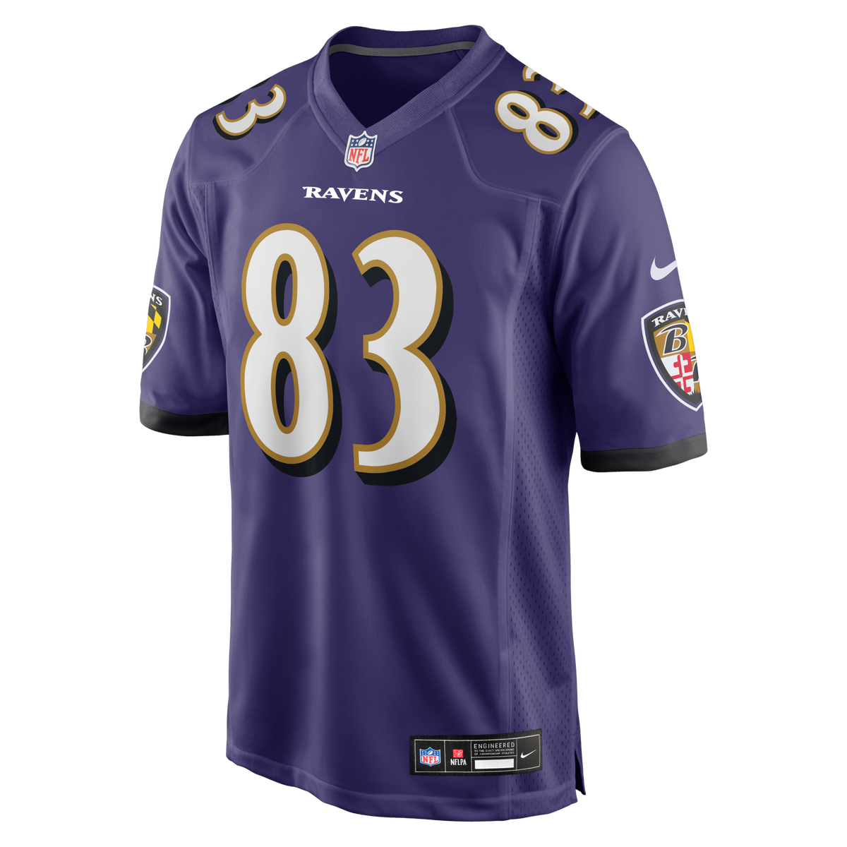 Baltimore Ravens LaJohntay Wester Purple Team Game Jersey