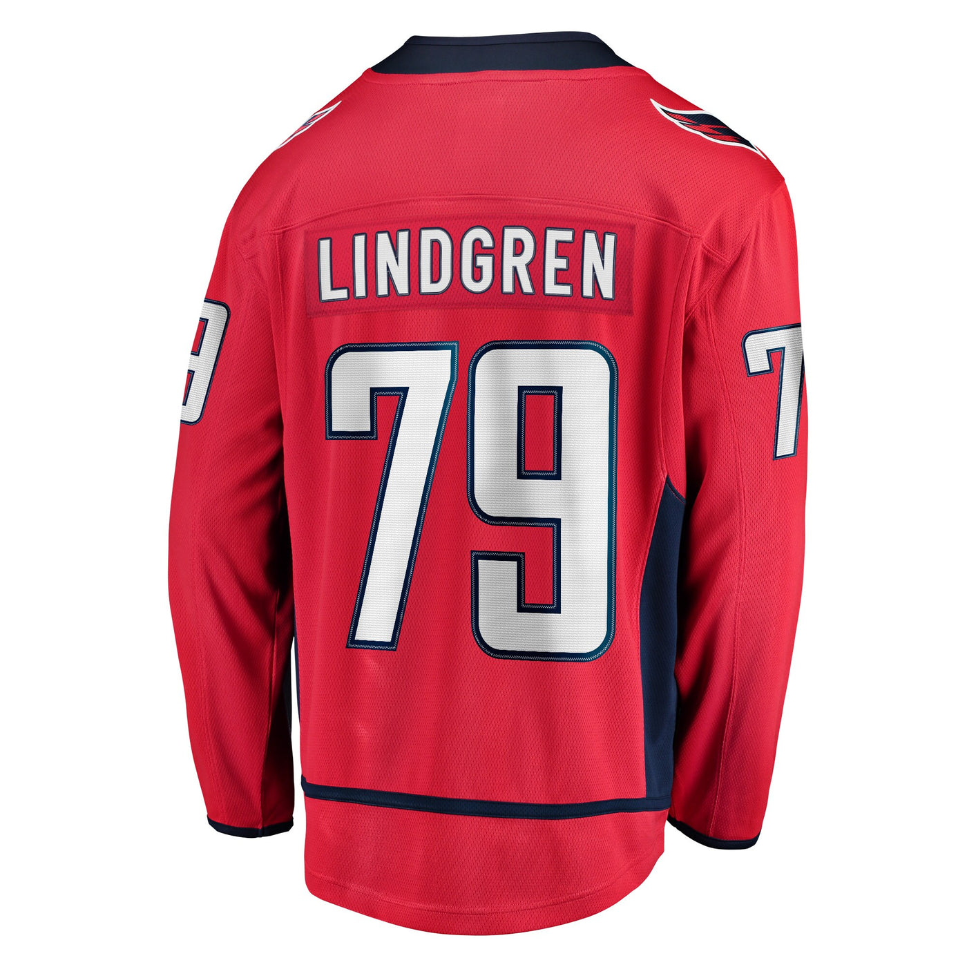 Washington Capitals Charlie Lindgren Fanatics Red Home Breakaway Player Jersey