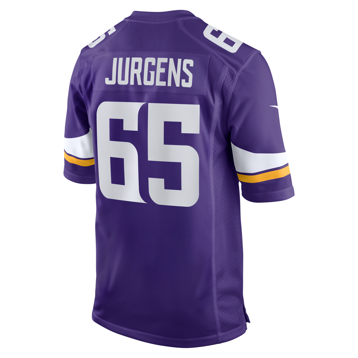 Minnesota Vikings Michael Jurgens Purple Game Jersey