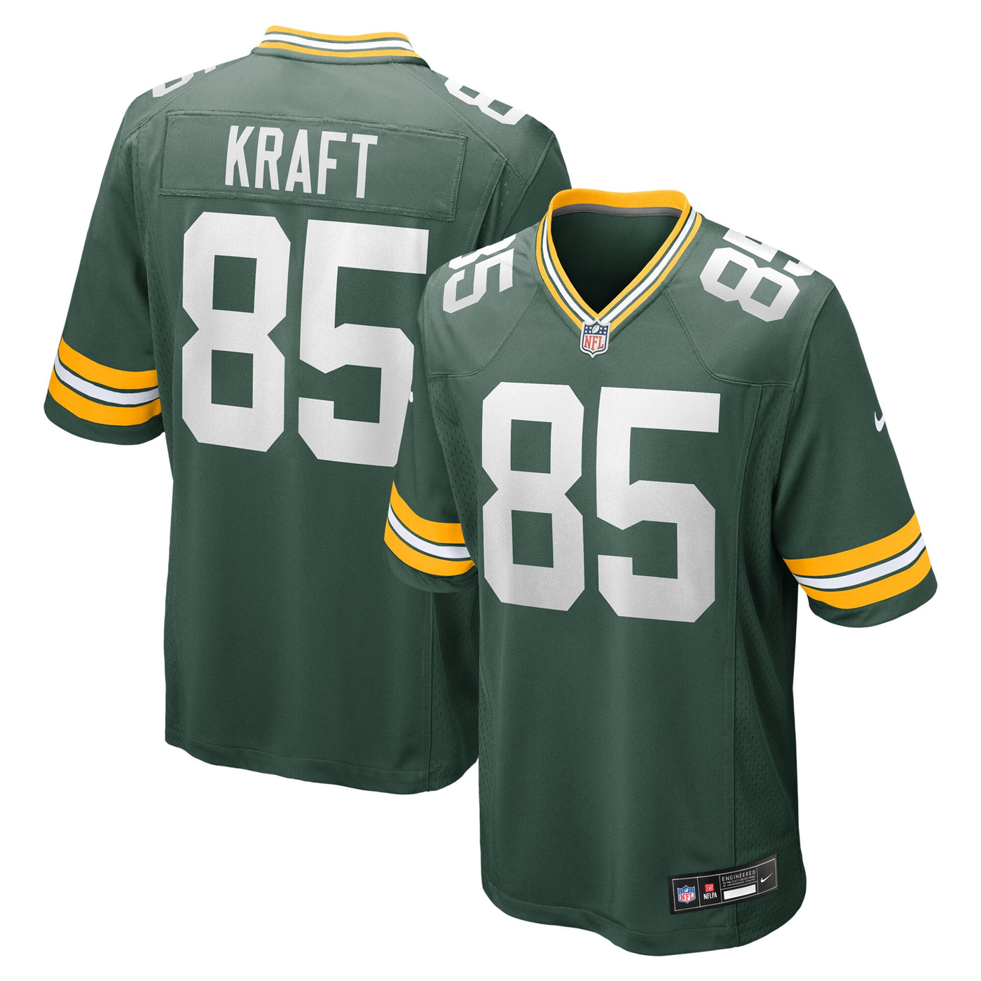 Green Bay Packers Tucker Kraft Nike Green Game Jersey
