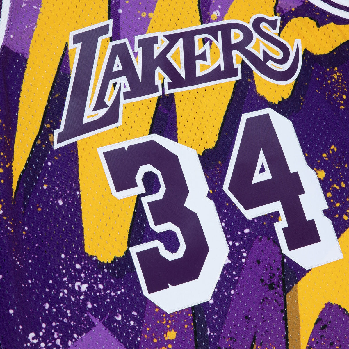Los Angeles Lakers Mitchell & Ness Shaquille O'Neal 1996 Hyper Hoops Swingman Jersey - Dark Purple