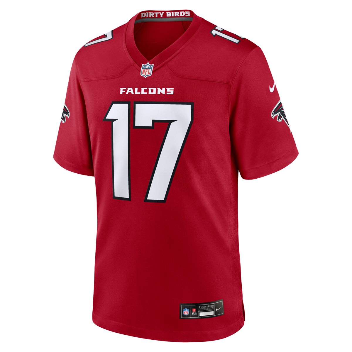 Atlanta Falcons Zachariah Branch Red Team Game Jersey