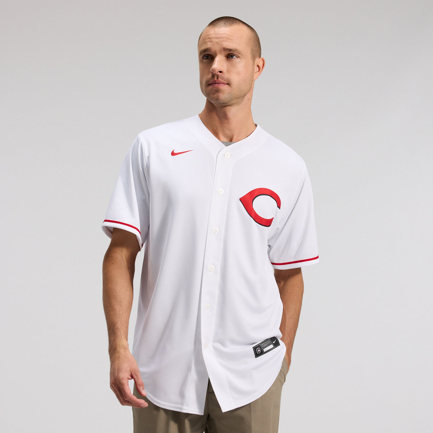 Cincinnati Reds Elly De La Cruz Nike White Alternate 2 Replica Jersey