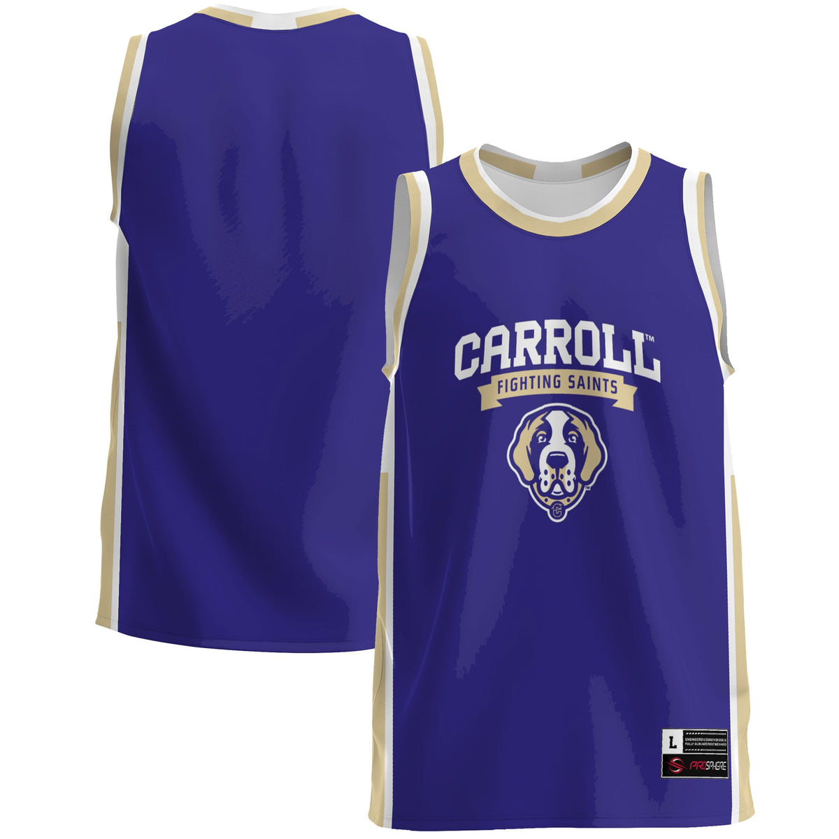 Carroll College Fighting Saints GameDay Greats Lightweight Basketball Jersey - Purple