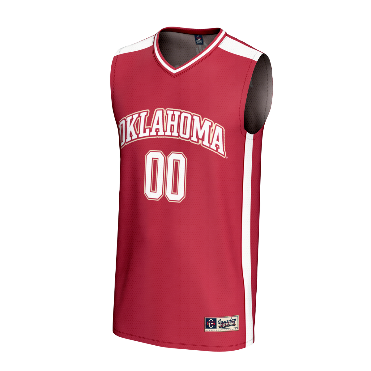 Oklahoma Sooners GameDay Greats NIL Pick-A-Player Lightweight Basketball Fashion Jersey - Crimson