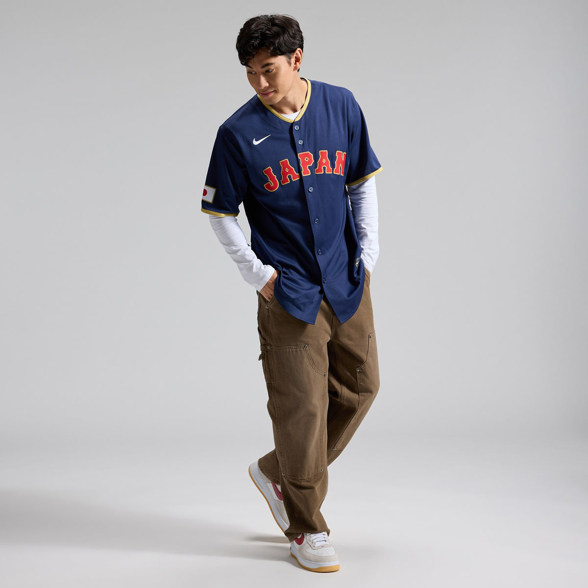 Japan Baseball Navy 2026 World Baseball Classic Road Stadium Jersey