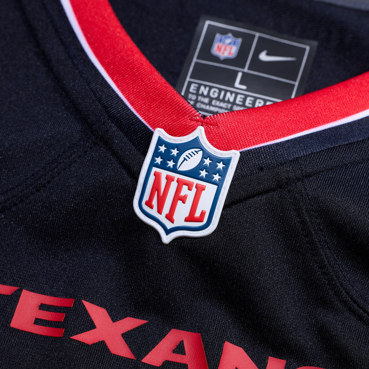 Houston Texans Dare Ogunbowale Navy Team Game Jersey