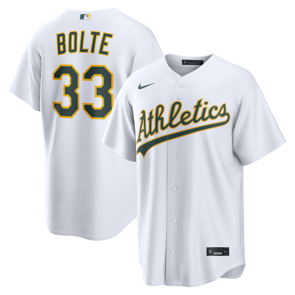 Athletics Henry Bolte White Home Replica Jersey