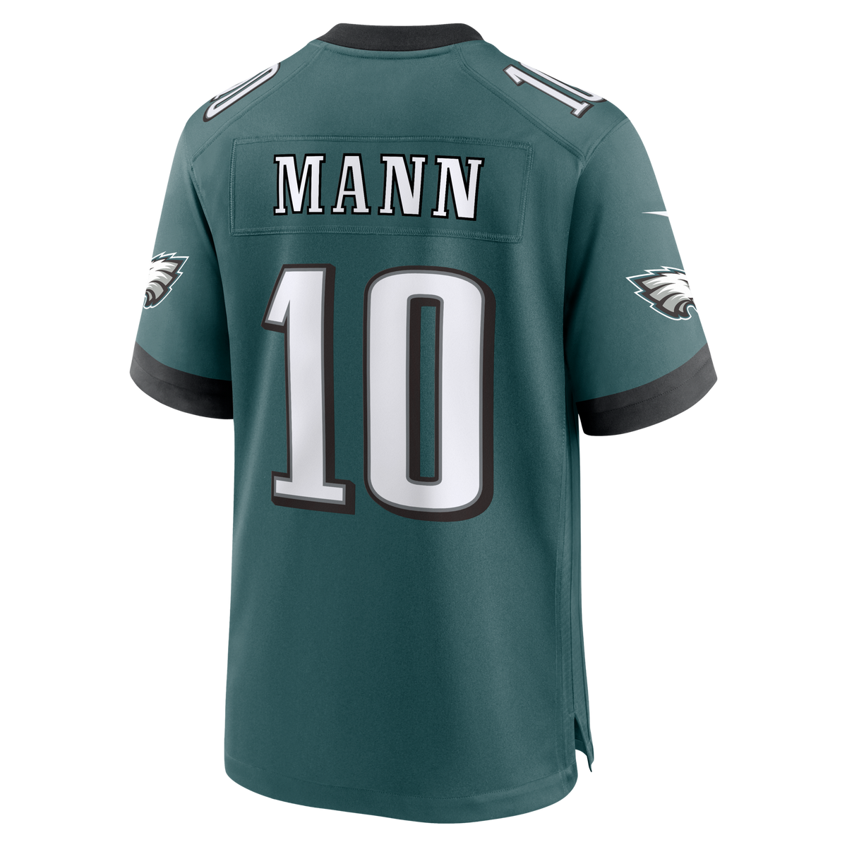 Philadelphia Eagles Braden Mann Midnight Green Team Game Jersey