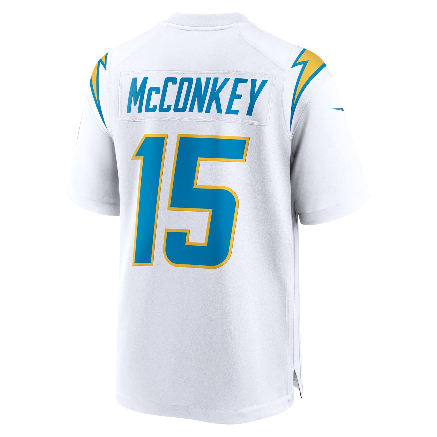 Los Angeles Chargers Ladd McConkey Nike White Game Jersey
