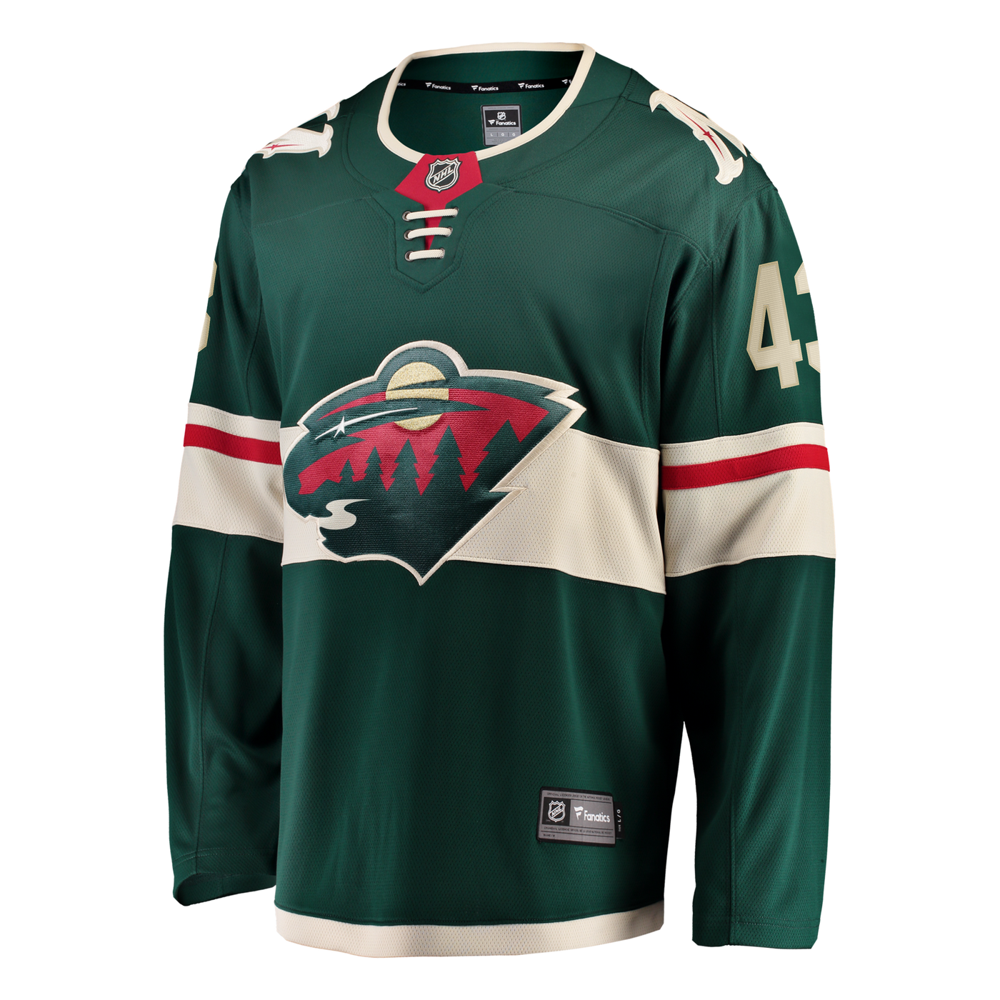 Minnesota Wild Quinn Hughes Fanatics Green Home Breakaway Jersey