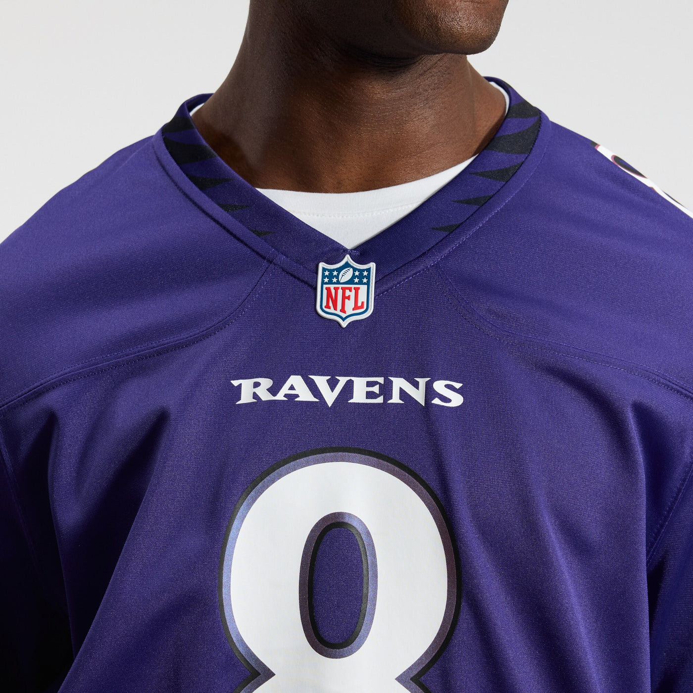 Baltimore Ravens Lamar Jackson Nike Purple Team Game Jersey