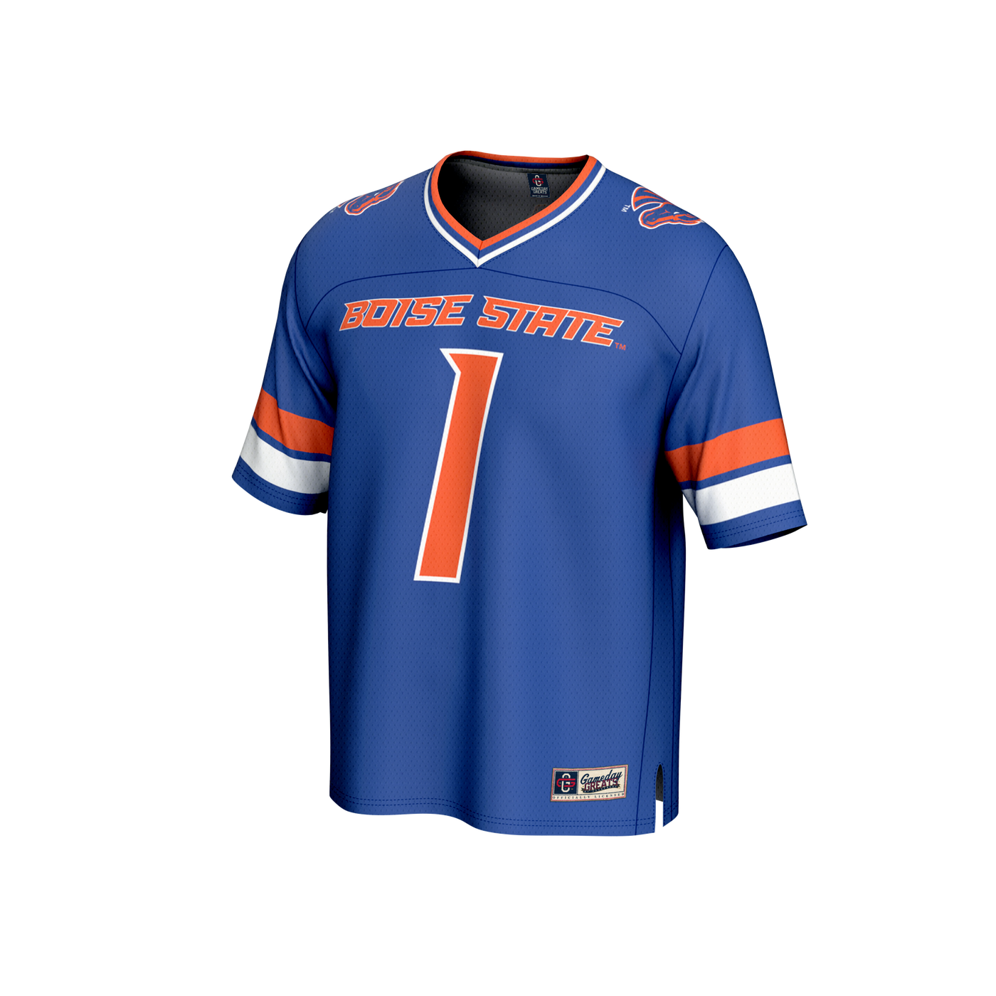GameDay Greats Royal Boise State Broncos Collegiate Football Lightweight Fashion Jersey