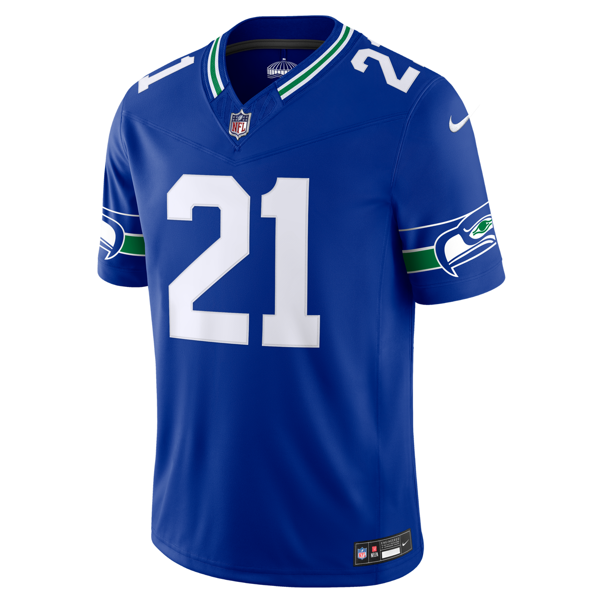 Seattle Seahawks Devon Witherspoon Royal Alternate Vapor F.U.S.E. Stitched Limited Jersey