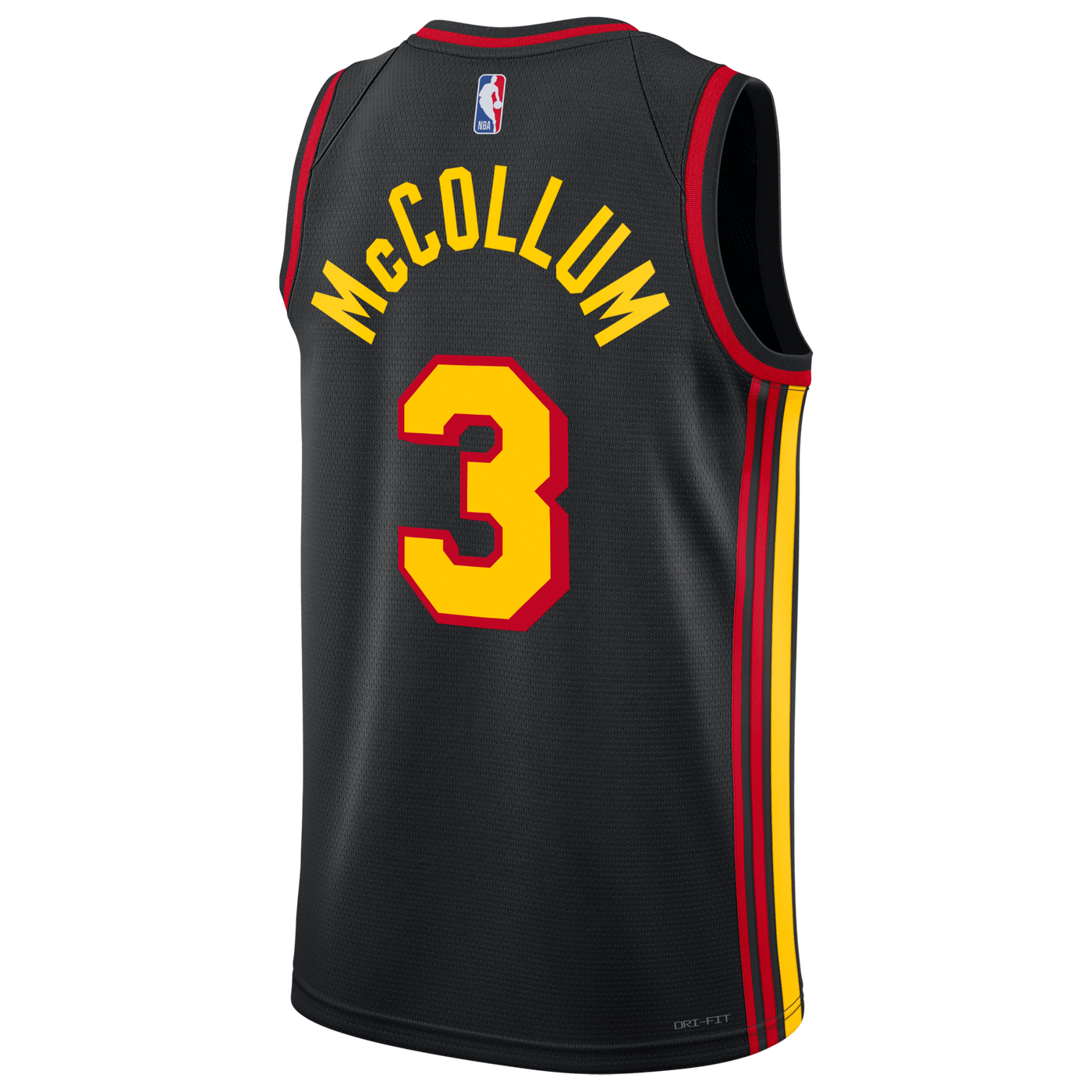 Atlanta Hawks Jordan Brand Statement Edition Swingman Jersey - Black - CJ McCollum