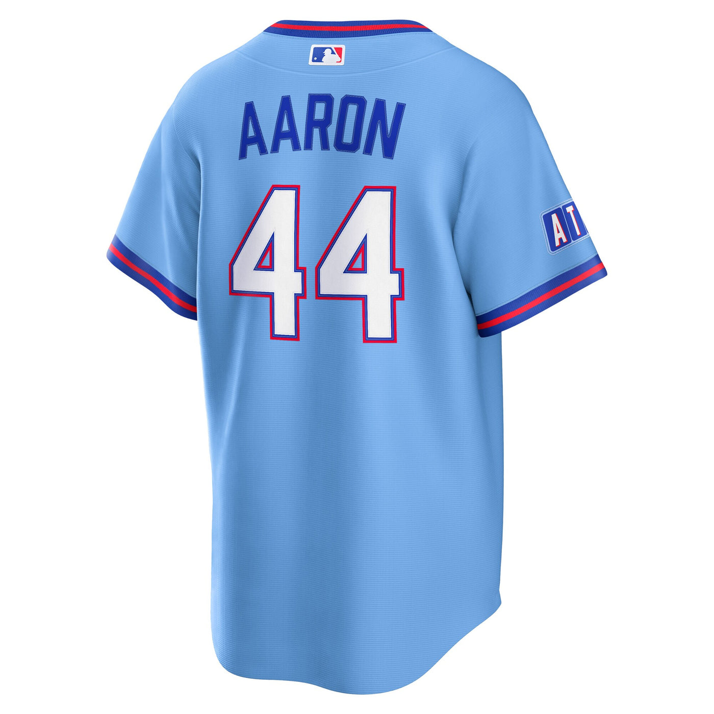 Atlanta Braves Hank Aaron Nike Powder Blue 2026 City Connect Stadium Jersey