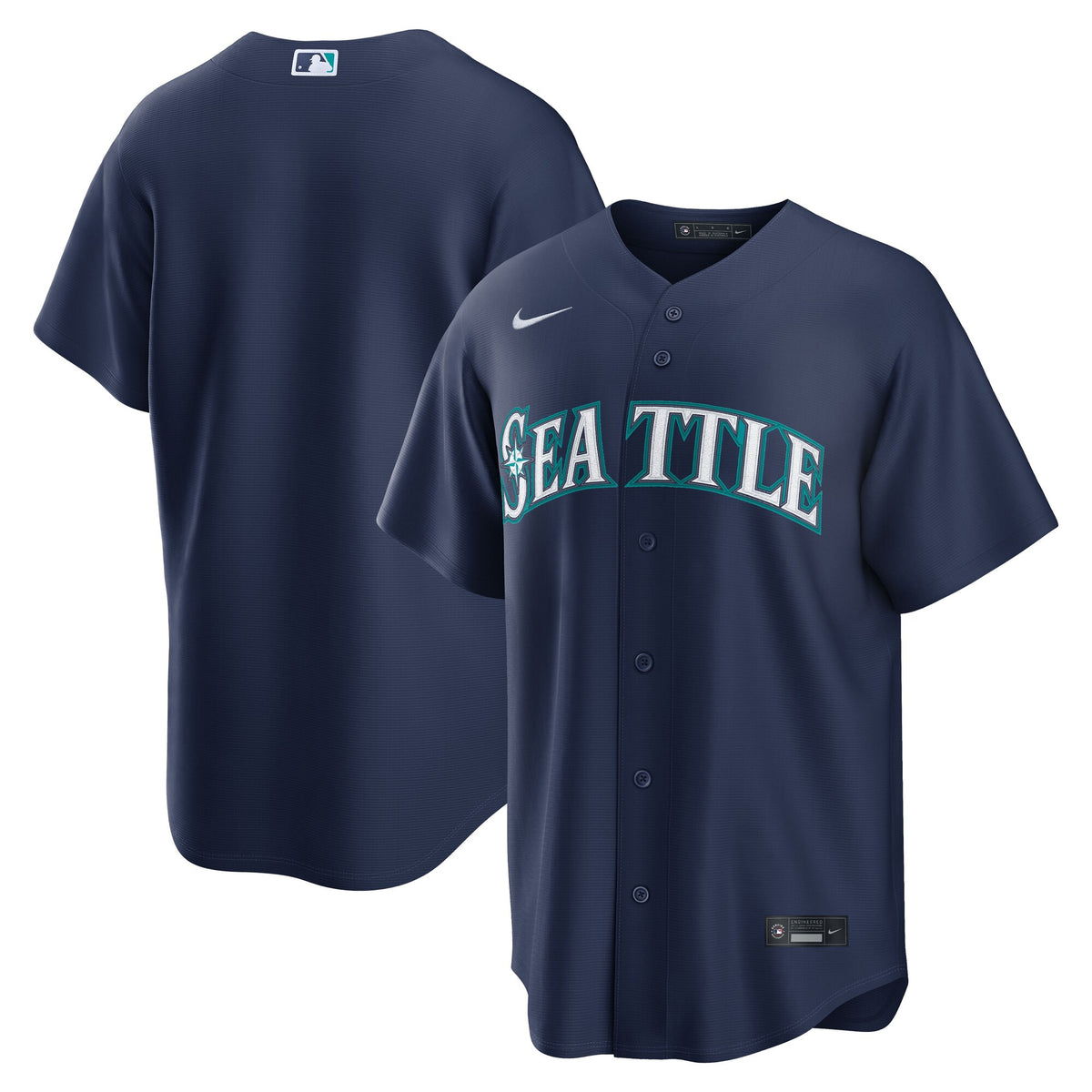 Seattle Mariners Navy Road Replica Jersey