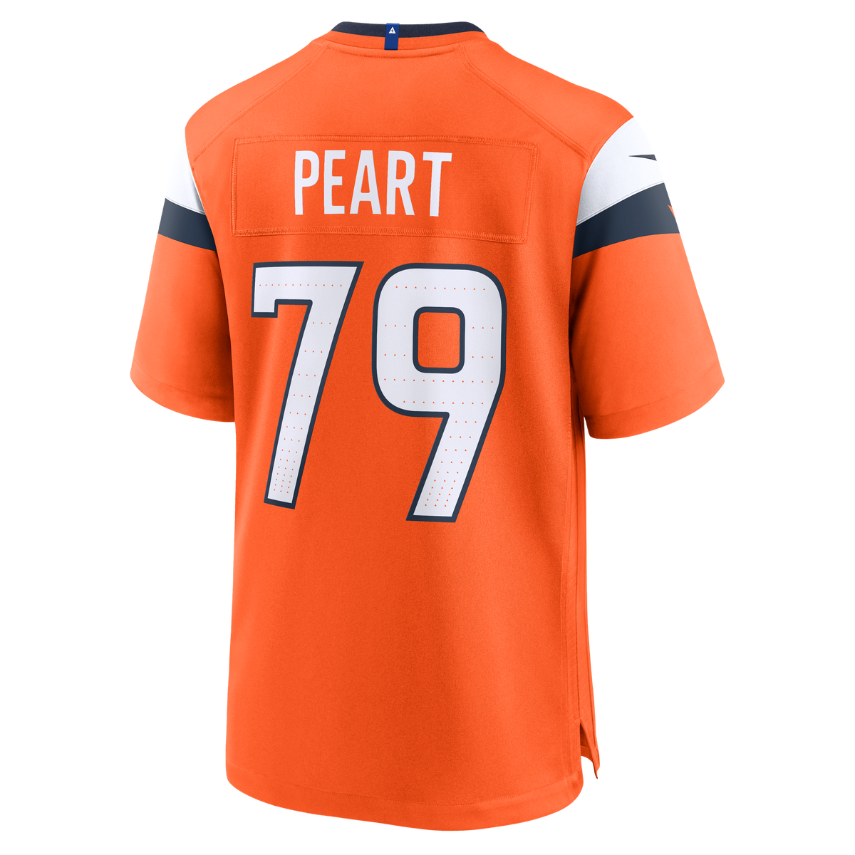 Denver Broncos Matt Peart Nike Orange Team Game Jersey