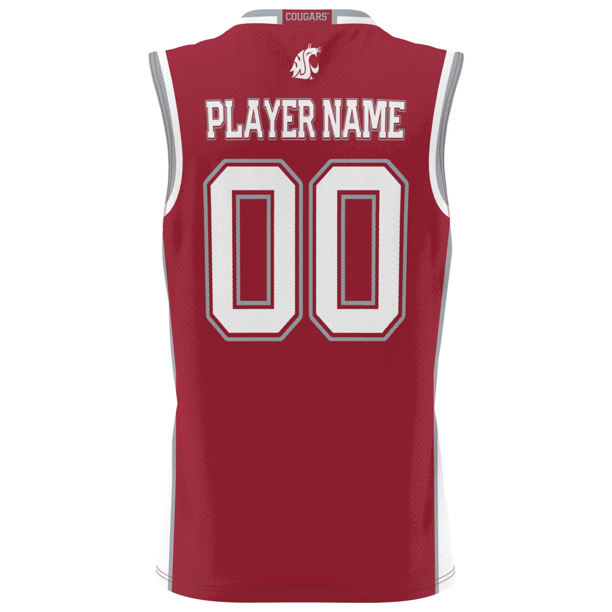 Washington State Cougars GameDay Greats NIL Pick-A-Player Basketball Jersey - Crimson