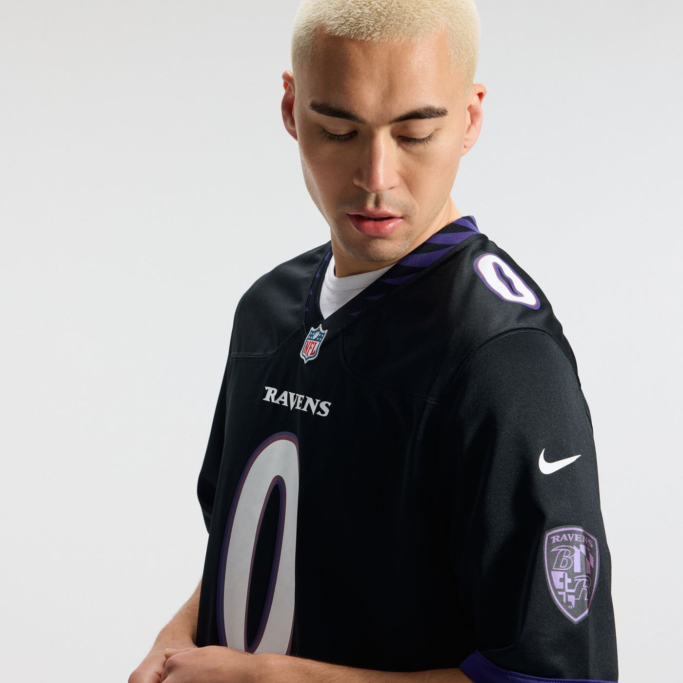 Baltimore Ravens Roquan Smith Nike Black Alternate Game Jersey