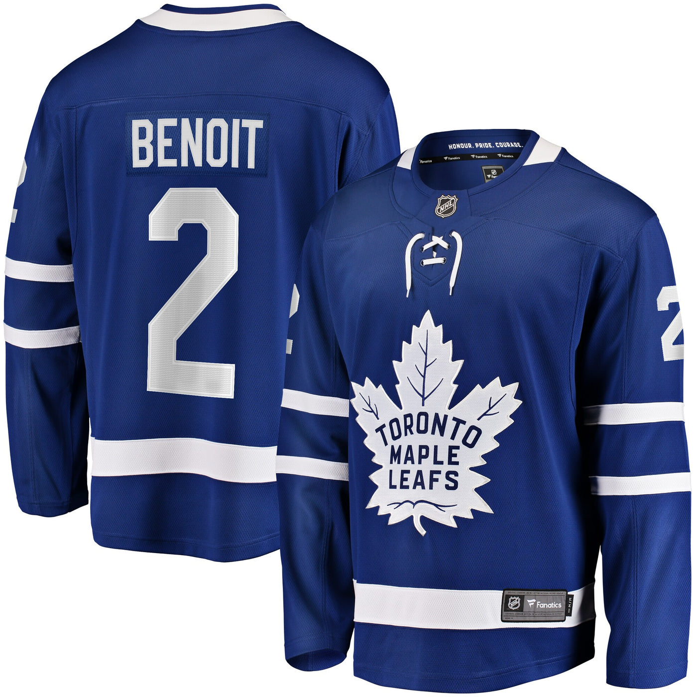Toronto Maple Leafs Simon Benoit Fanatics Blue Home Premier Breakaway Player Jersey