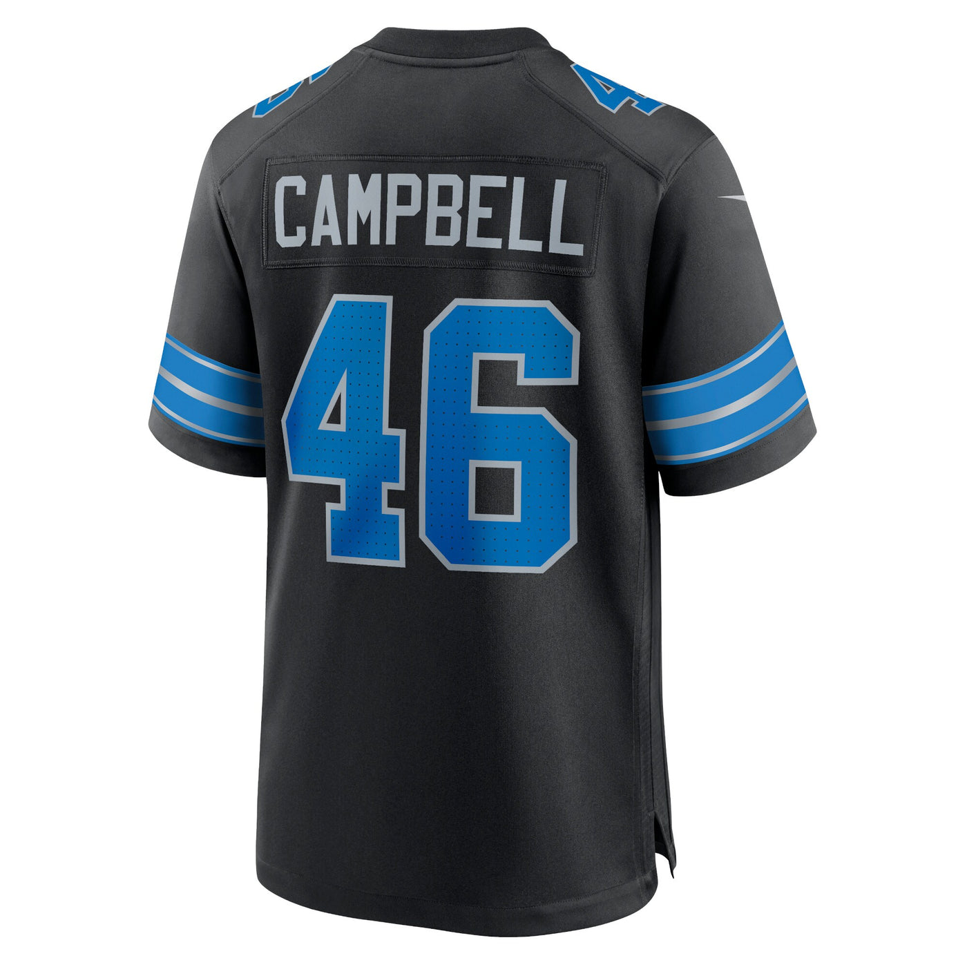 Detroit Lions Jack Campbell Nike Black 2nd Alternate Game Jersey