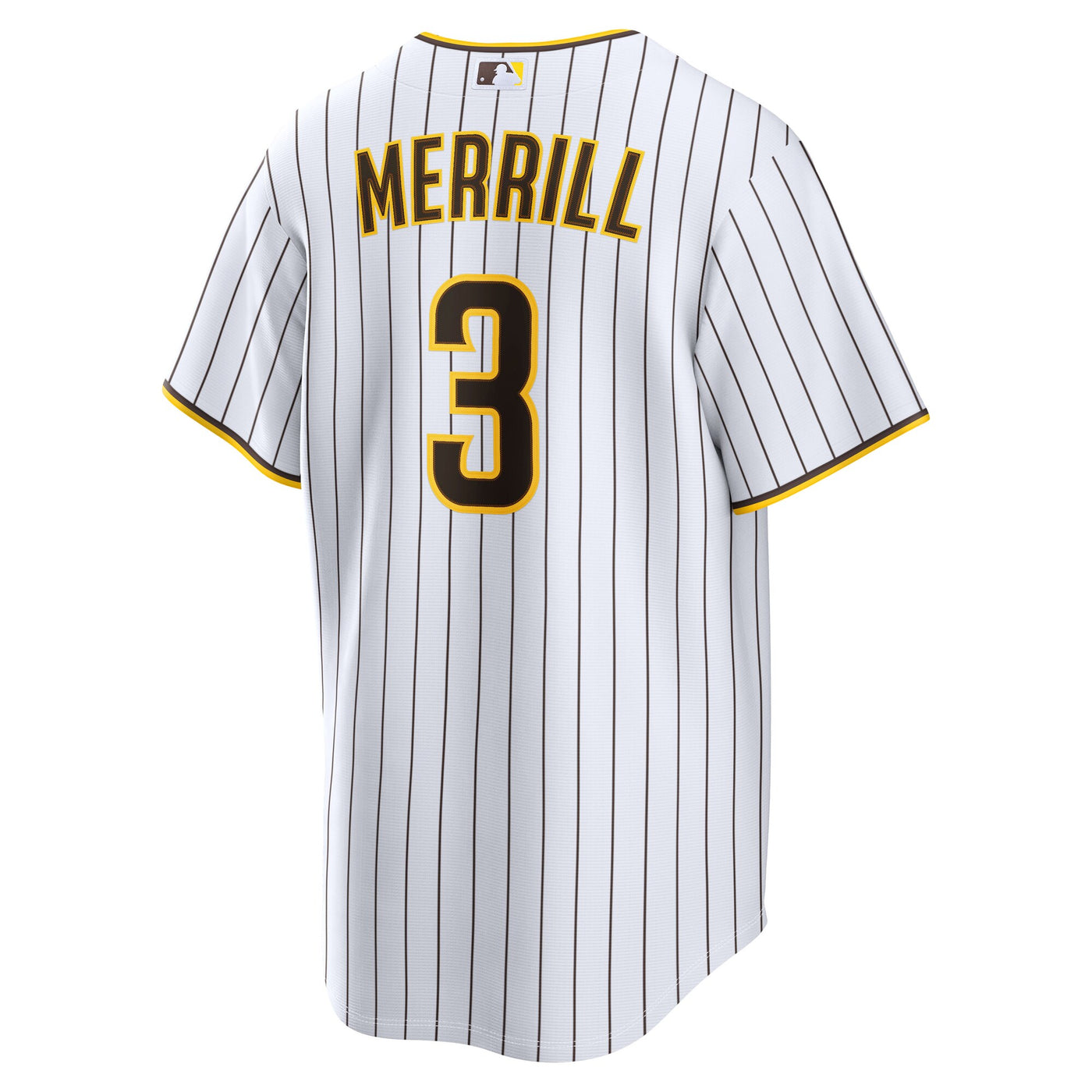 San Diego Padres Jackson Merrill Nike White Home Replica Player Jersey