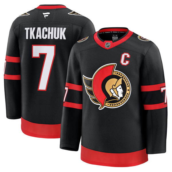 Ottawa Senators Brady Tkachuk Fanatics Black Home Premium Jersey